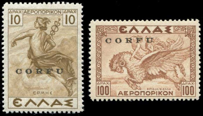 Lot 1778 - greece - new territories ionian islands -  Athens Auctions Mail Auction #18 of Greece & Europe Stamps & Postcards