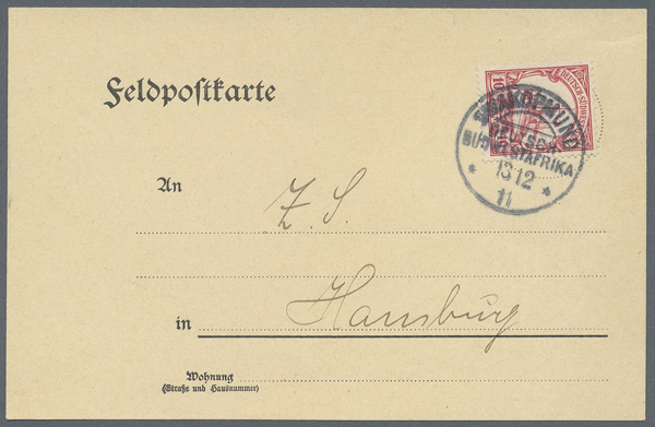 Lot 14571 - deutsche kolonien und auslandspost deutsch-südwestafrika -  Auktionshaus Christoph Gärtner GmbH & Co. KG 28th International Auction on