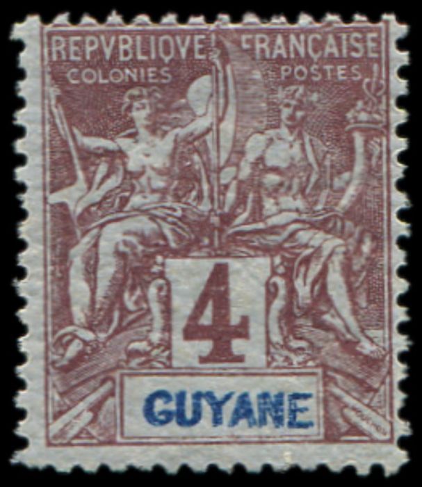 Lot 3888 - colonies françaices guyane -  Ceres Philatelie Auction #144 closing on