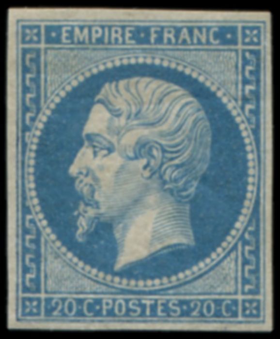 Stamp Auction France empire non dentelé Auction 147 closing on