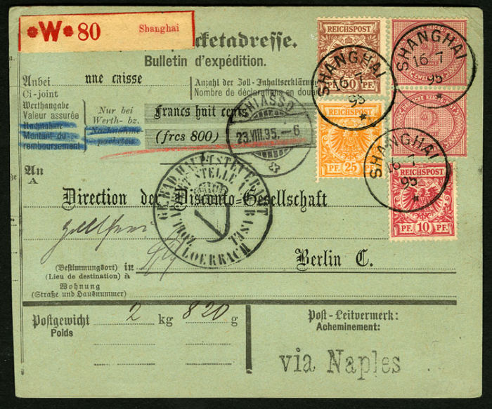 German Offices In China Foochow Issue Stamp Auctions