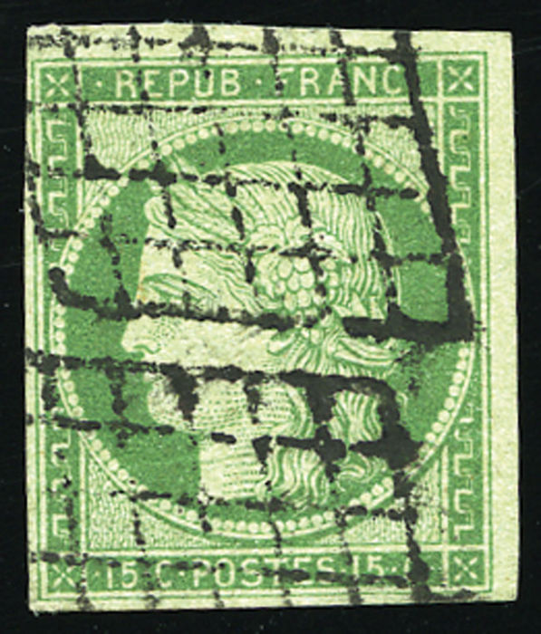 Lot 22 - classique cérès 1849 1850 -  DROUOT 18 of Paris 23rd Mail Auction closing on