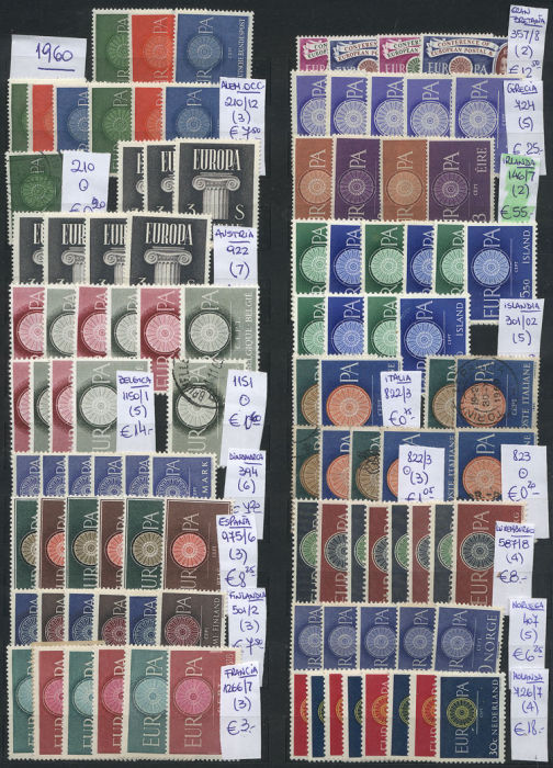 Lot 5 - topic europa lots and collections -  Guillermo Jalil - Philatino Auction #102 - WORLDWIDE + ARGENTINA: good selection of lots for every taste