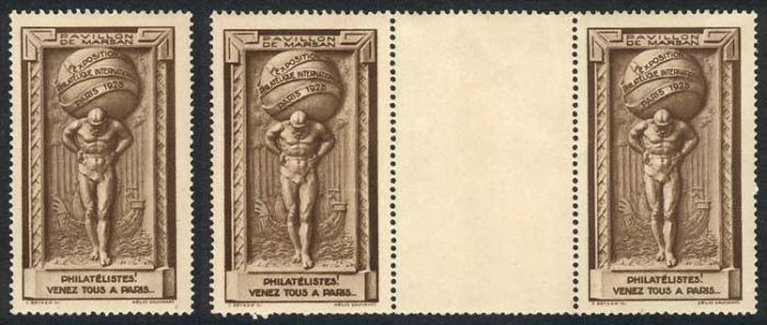 Lot 532 - france cinderellas -  Guillermo Jalil - Philatino Auction # 67 -  WORLDWIDE + ARGENTINA: General auction with thematic stamps, scarce sets, covers, lots and collections