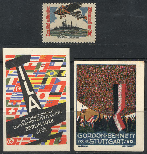 Lot 77 - germany cinderellas -  Guillermo Jalil - Philatino Auction #72 - WORLDWIDE and ARGENTINA: Stamps, covers and collections