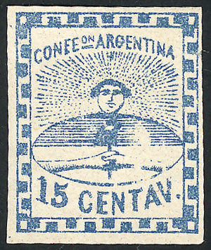 Lot 18 - argentina confederation -  Guillermo Jalil - Philatino Auction #78 - ARGENTINA: Interesting auction with a lot of material for every taste