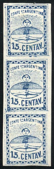 Lot 57 - argentina confederation -  Guillermo Jalil - Philatino Auction #79 - WORLDWIDE + ARGENTINA: General auction with good stamps, covers and collections
