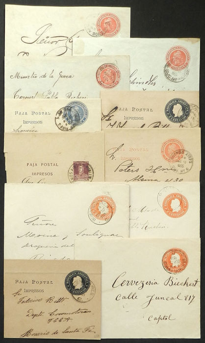 Lot 57 - argentina postal history -  Guillermo Jalil - Philatino FAEF 2013 BENEFIT AUCTION