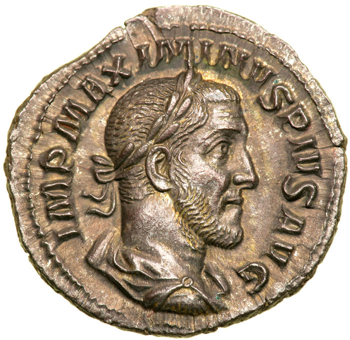 Denarius - Maximinus Thrax (FIDES MILITVM; Fides) - Roman Empire