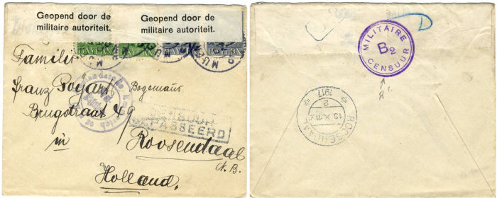 Lot 121 - zensurpost zensurpost -  Jennes und Kluettermann Auktionshaus 59 Briefmarken-Auktion