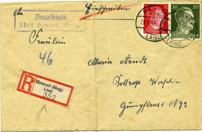 Lot 14 - thematische philatelie heimatbelege -  Jennes und Kluettermann Auktionshaus 59 Briefmarken-Auktion