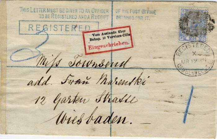 Lot 21 - thematische philatelie bahnpost -  Jennes und Kluettermann Auktionshaus 59 Briefmarken-Auktion