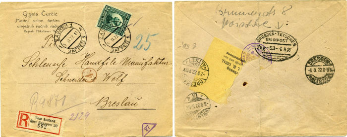 Lot 23 - thematische philatelie bahnpost -  Jennes und Kluettermann Auktionshaus 59 Briefmarken-Auktion