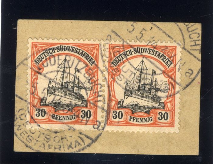 Lot 2450 - deutsche kolonien und auslandspost deutsch-südwestafrika -  Jennes und Kluettermann Auktionshaus 59 Briefmarken-Auktion