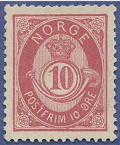 norway shaded posthorn Stamp Auctions