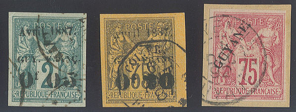 Lot 2098 - colonies françaises guyane -  ROUMET S.A.S. Mail Auction #537
