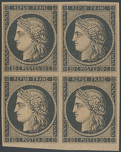 Lot 21 - france ceres 1849-1850 -  ROUMET S.A.S. Mail Auction #537