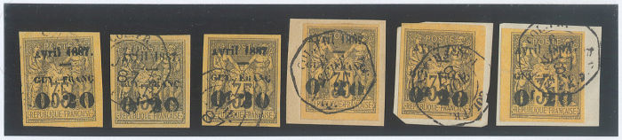 Lot 2103 - colonies françaises guyane -  ROUMET S.A.S. Mail Auction #537