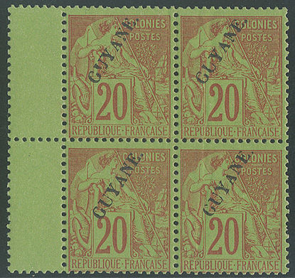 Lot 2121 - colonies françaises guyane -  ROUMET S.A.S. Mail Auction #537