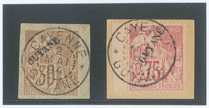 Lot 2122 - colonies françaises guyane -  ROUMET S.A.S. Mail Auction #537