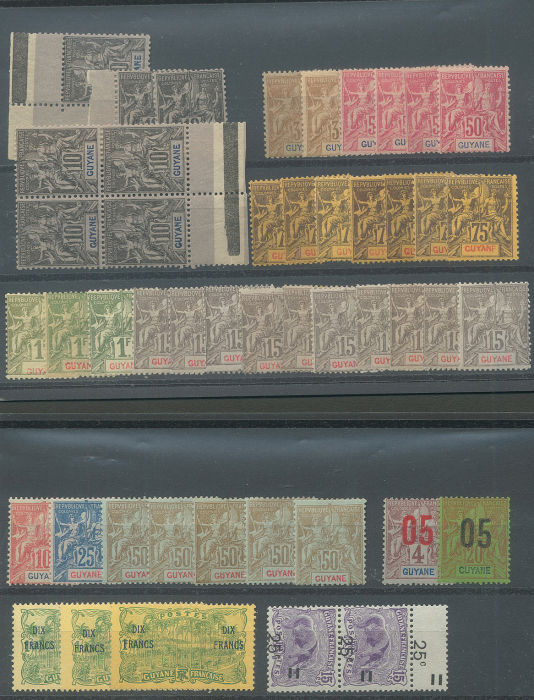 Lot 2124 - colonies françaises guyane -  ROUMET S.A.S. Mail Auction #537