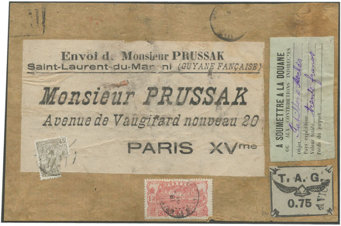 Lot 2130 - colonies françaises guyane -  ROUMET S.A.S. Mail Auction #537