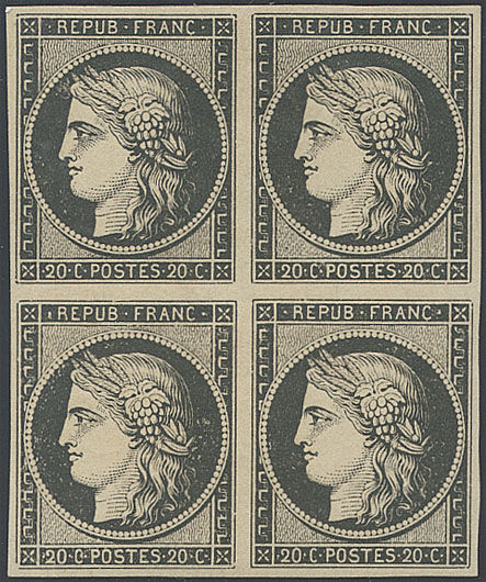 Lot 23 - france ceres 1849-1850 -  ROUMET S.A.S. Mail Auction #537
