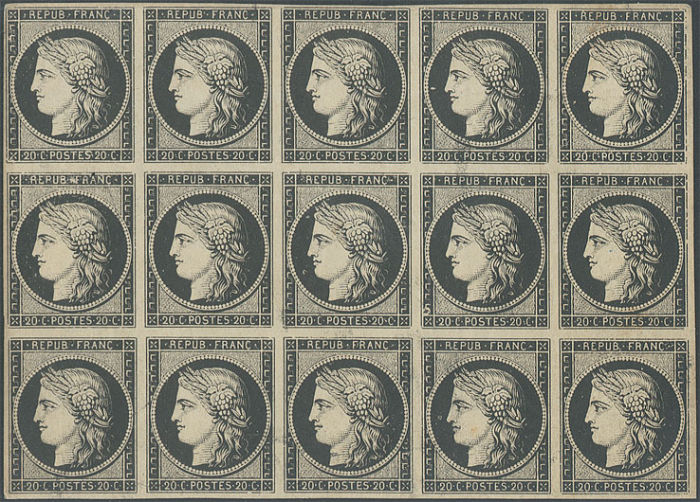 Lot 25 - france ceres 1849-1850 -  ROUMET S.A.S. Mail Auction #537