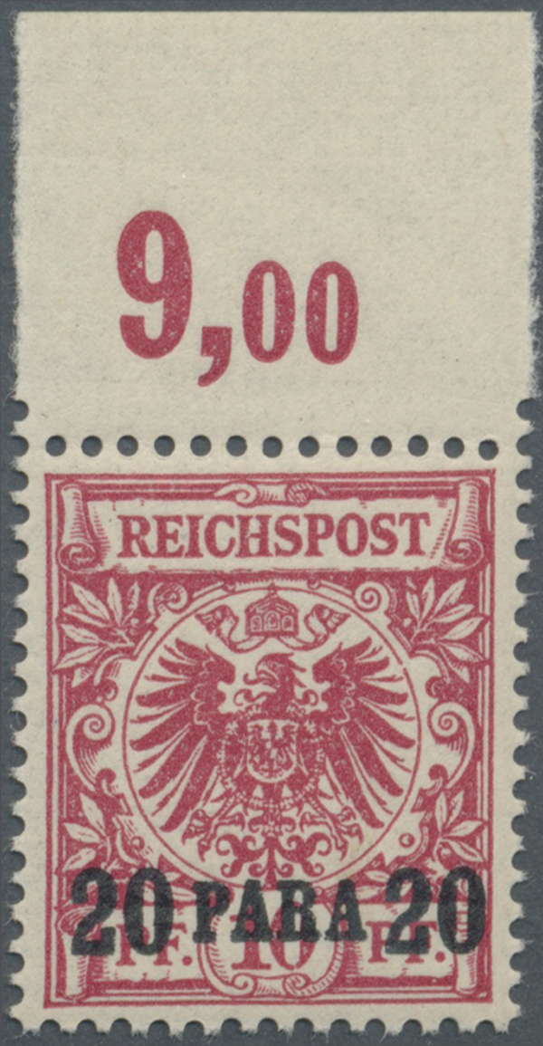 Stamp Auction Deutsche Kolonien Und Auslandspost Deutsche Post In Der T Rkei Nd