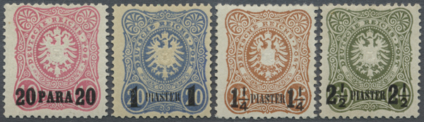 Stamp Auction Deutsche Kolonien Und Auslandspost Deutsche Post In Der