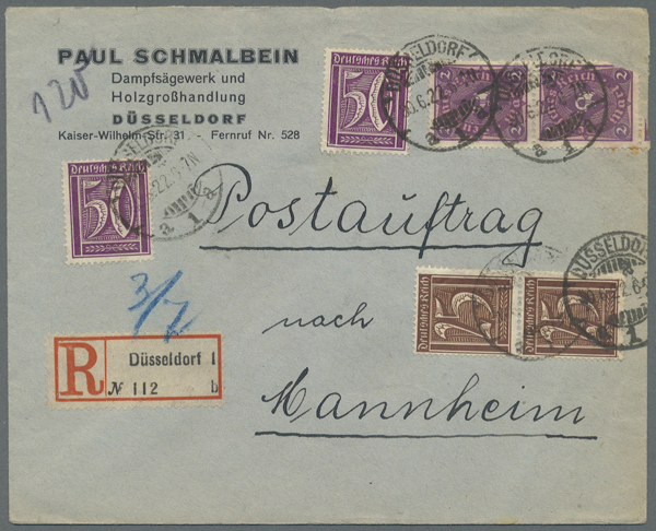 Lot 27727 - SAMMLUNGEN – DEUTSCHLAND bis 1945 Deutsches Reich - Inflation -  Auktionshaus Christoph Gärtner GmbH & Co. KG 33rd International Auction