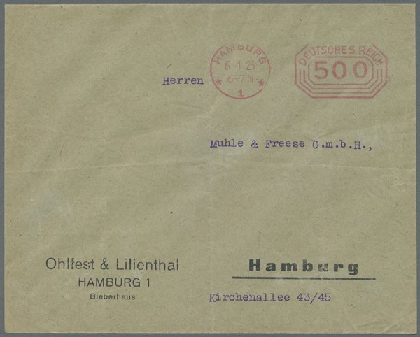 Lot 27719 - SAMMLUNGEN – DEUTSCHLAND bis 1945 Deutsches Reich - Inflation -  Auktionshaus Christoph Gärtner GmbH & Co. KG 33rd International Auction